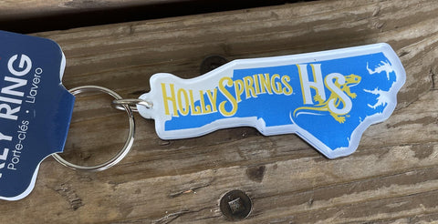 Holly Springs Salamanders State Keychain