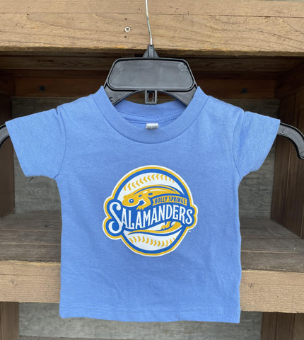 Holly Springs Salamanders Youth and Toddler Blue Primary Logo Tee